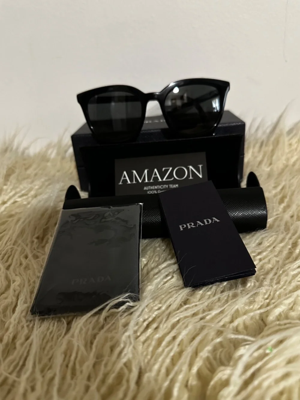 PRADA SPR03X Authentic Square Sunglasses.